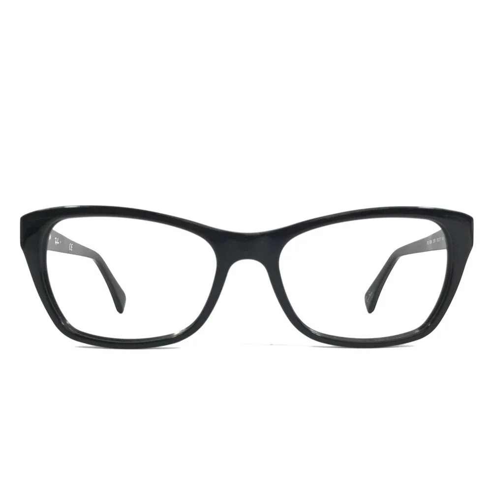 Ray-Ban Eyeglasses Frames RB5298 2000 Polished Black Cat Eye Full Rim 55-17-140
